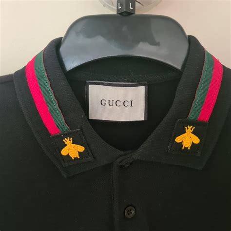 gucci bee polo|authentic Gucci polo shirts.